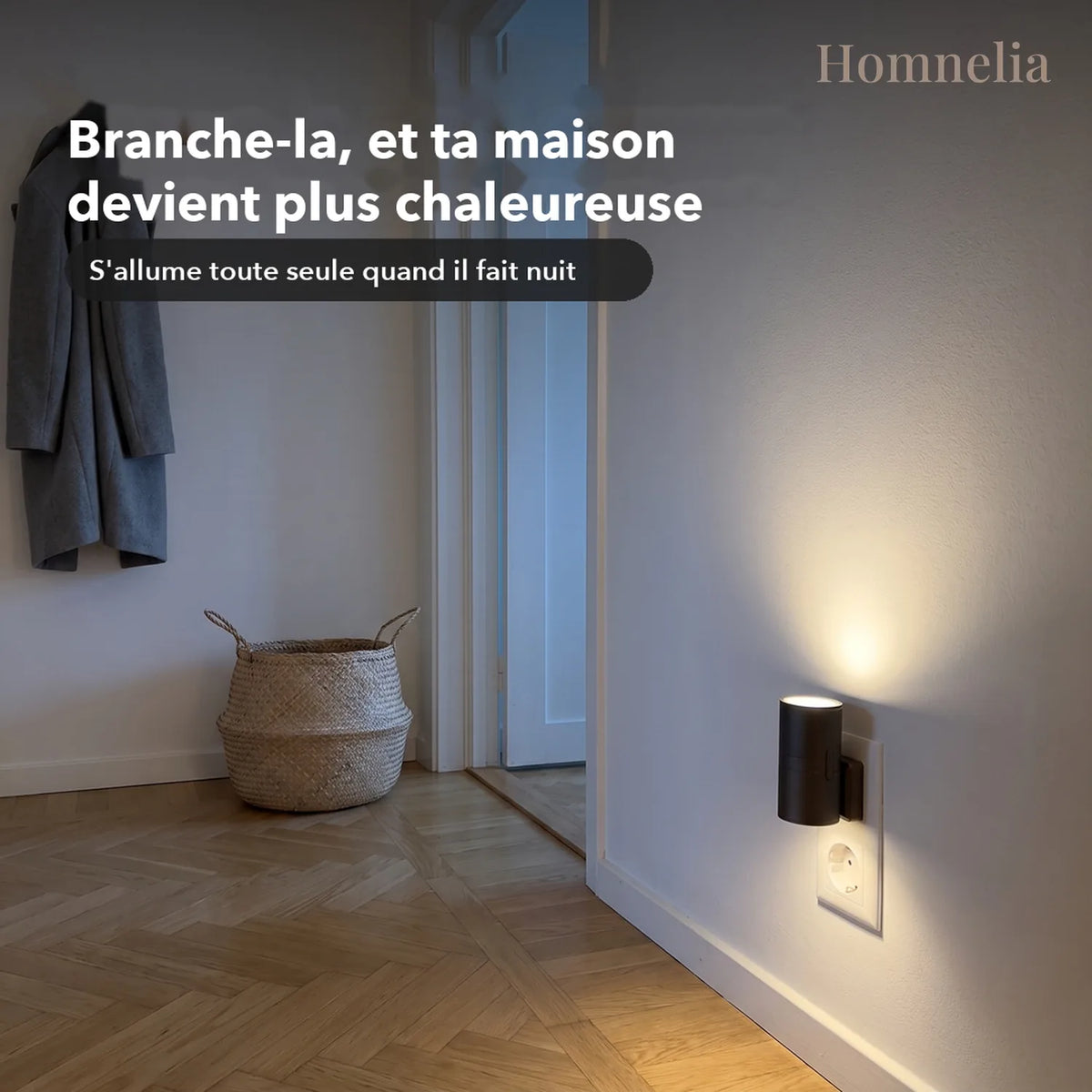 L'applique s'allume toute seule quand il fait nuit