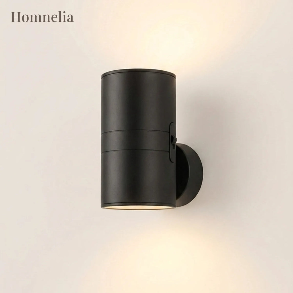 Applique murale LED noire