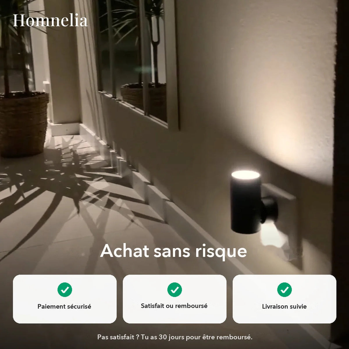 Achat sans risque : paiement sécurisé, satisfait ou remboursé, livraison suivie