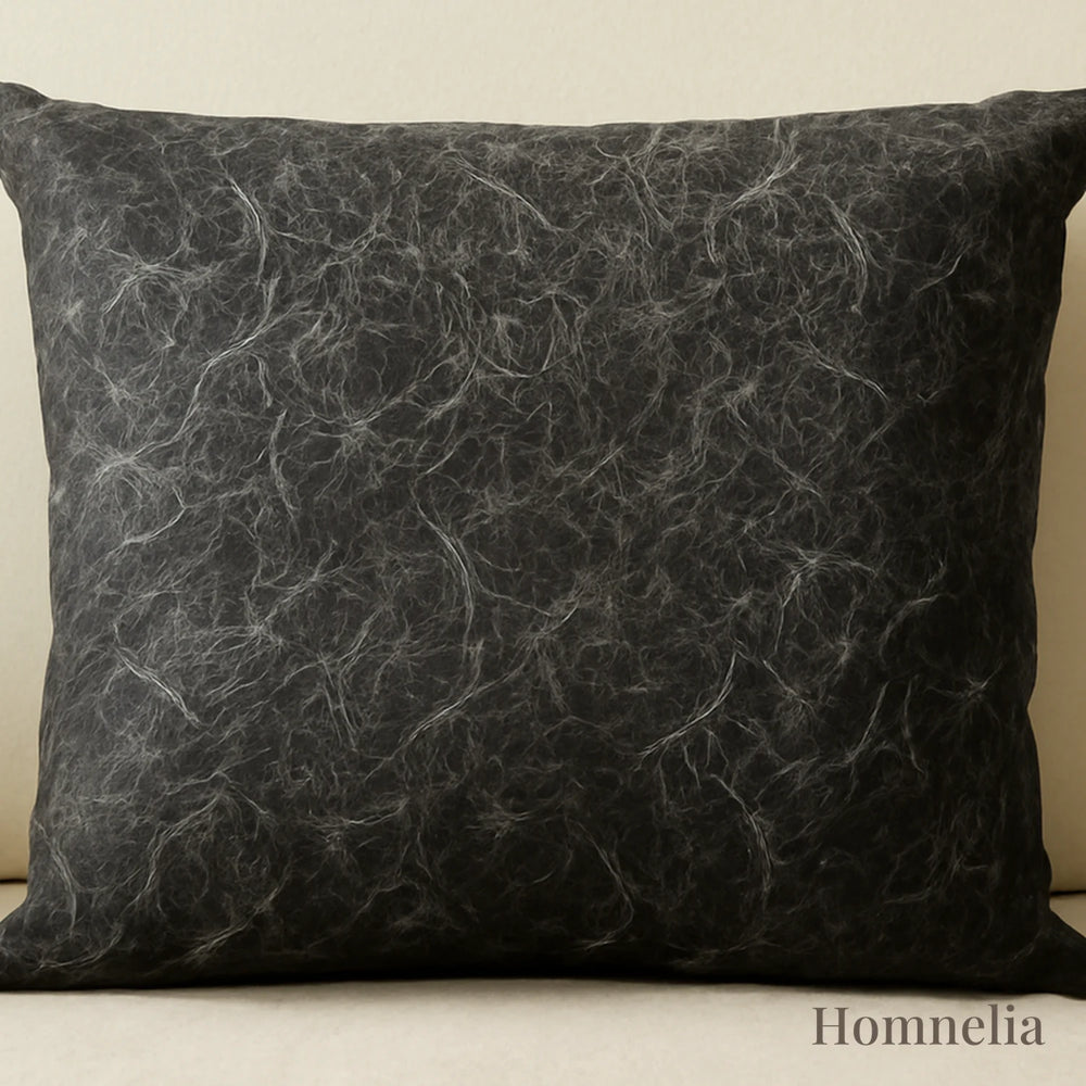 Coussin couvert de poils