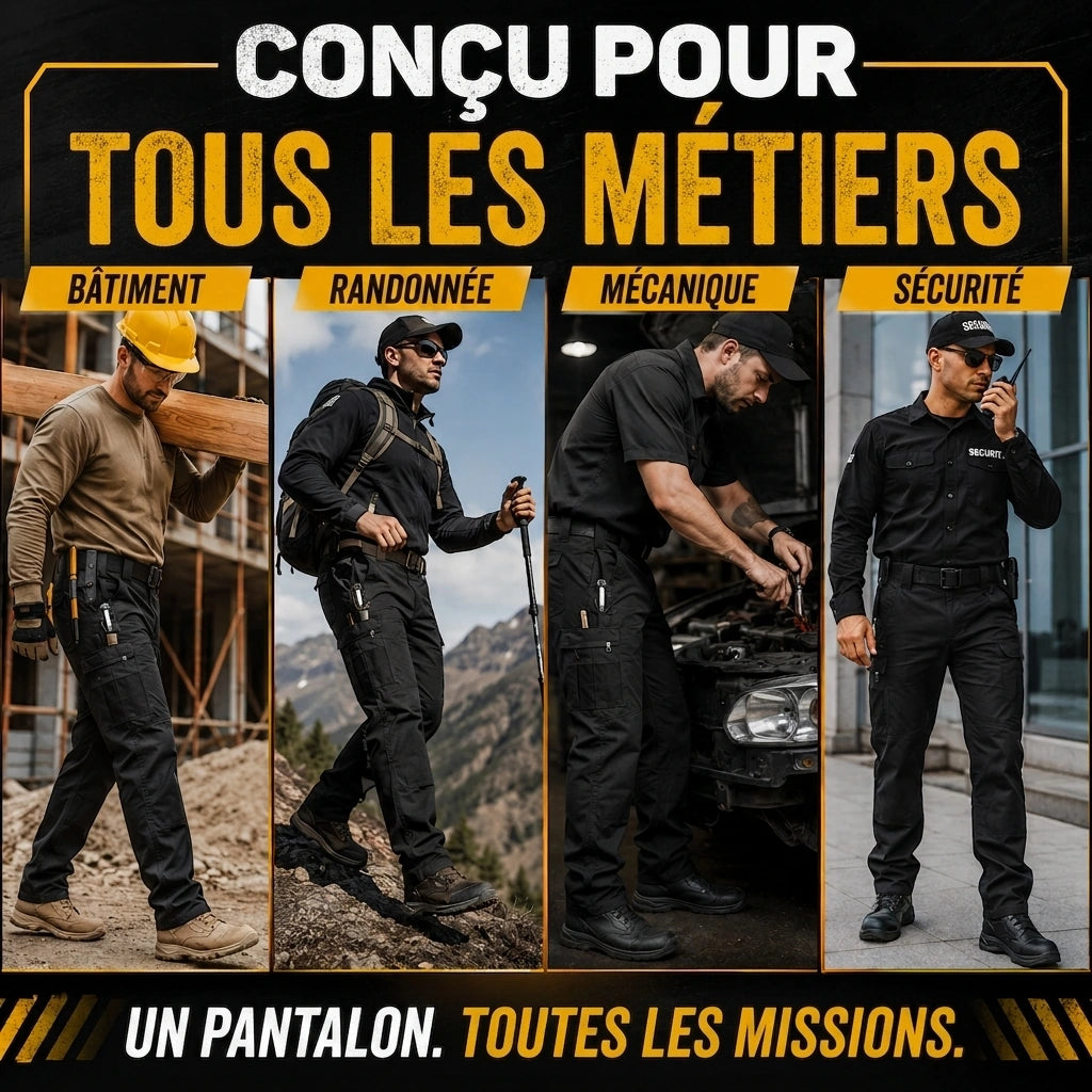 Pantalon de Travail Tactique Homme