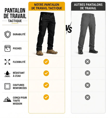 Pantalon de Travail Tactique Homme