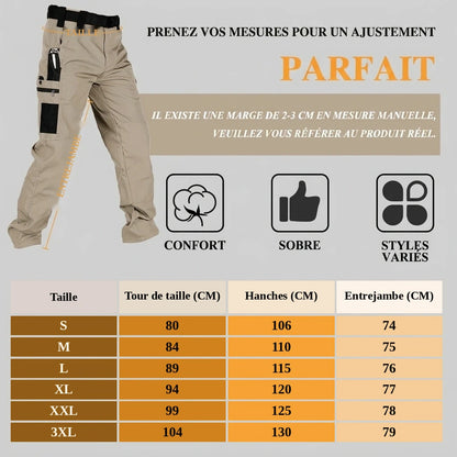Pantalon de Travail Tactique Homme