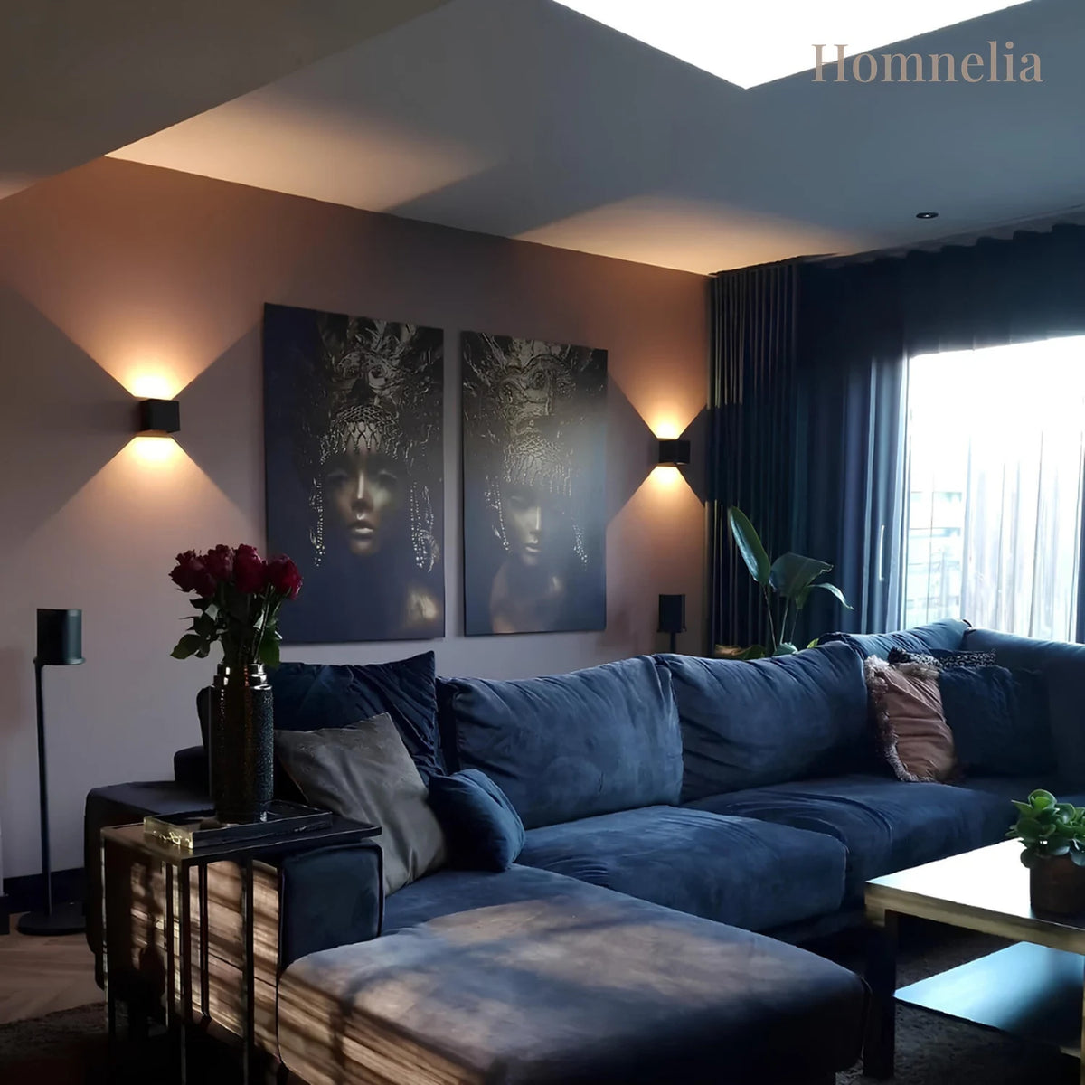 Lampe cube LED à détecteur de mouvement