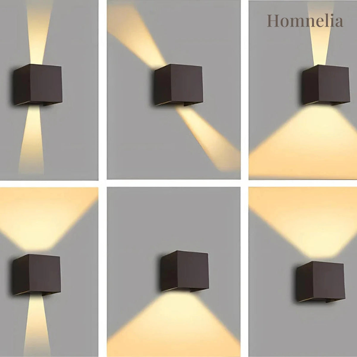 Lampe cube LED à détecteur de mouvement