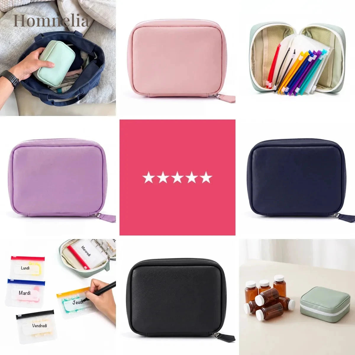 Trousse à médicaments en plusieurs coloris